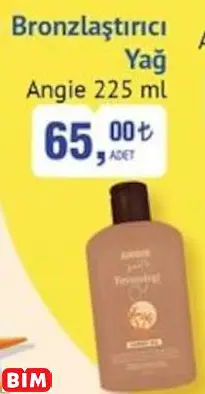 ANGİE BRONZLAŞTIRICI YAĞ ANGİE BRONZLAŞTIRICI YAĞ